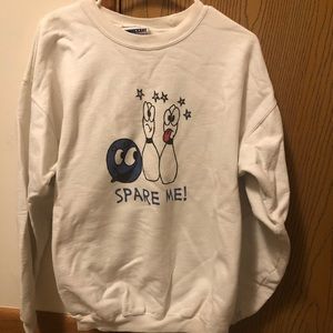 Unique and vintage bowling crew neck